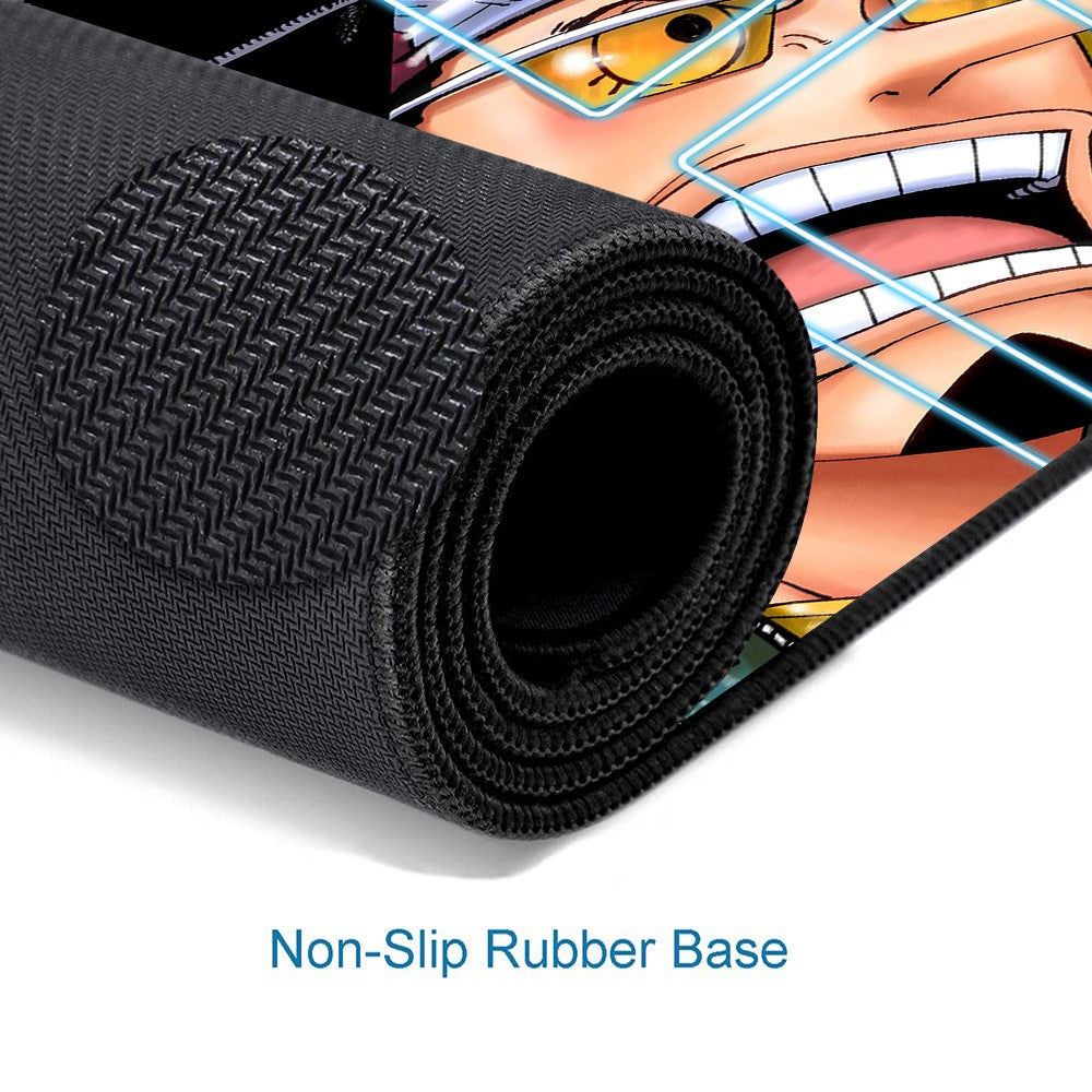 Straw Hat Pirates One Piece Playmat + Free Storage Bag Non-Slip Rubber 24x14 in +122HZWzone (30)