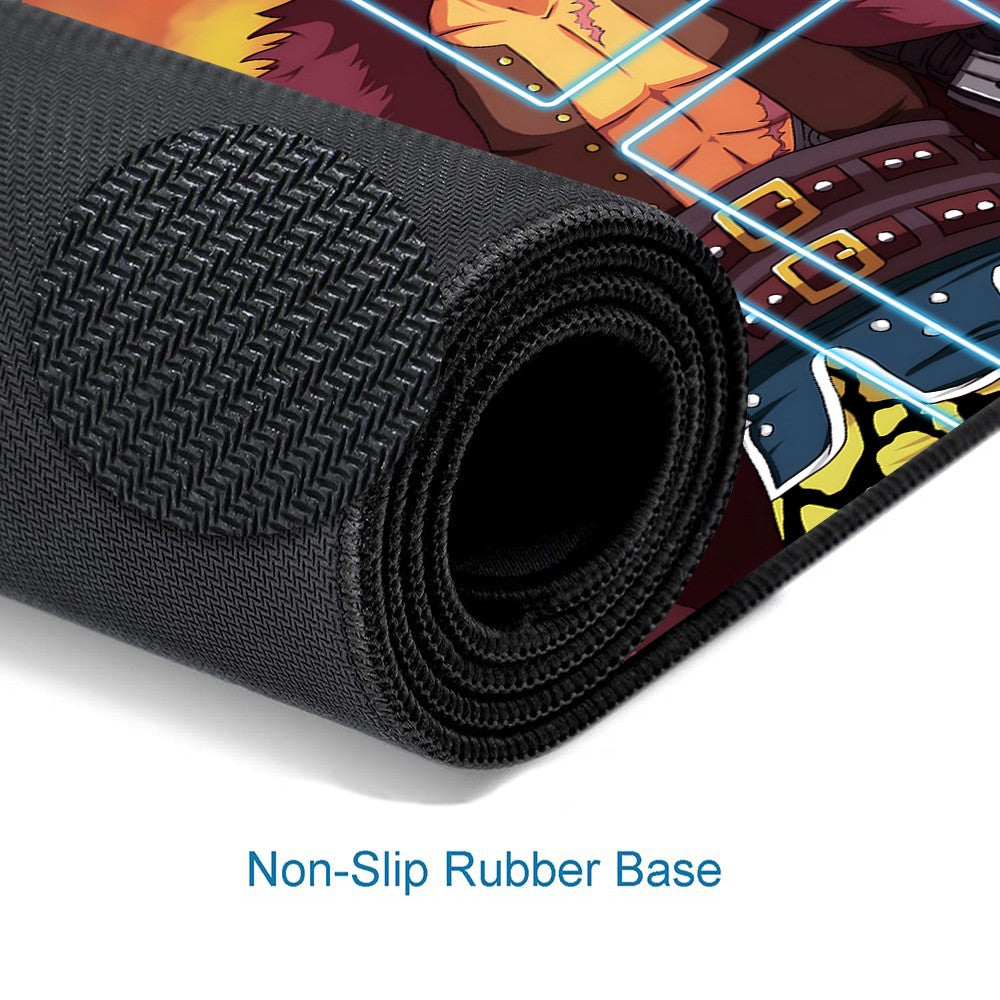 Straw Hat Pirates One Piece Playmat + Free Storage Bag Non-Slip Rubber 24x14 in +122HZWzone (82)