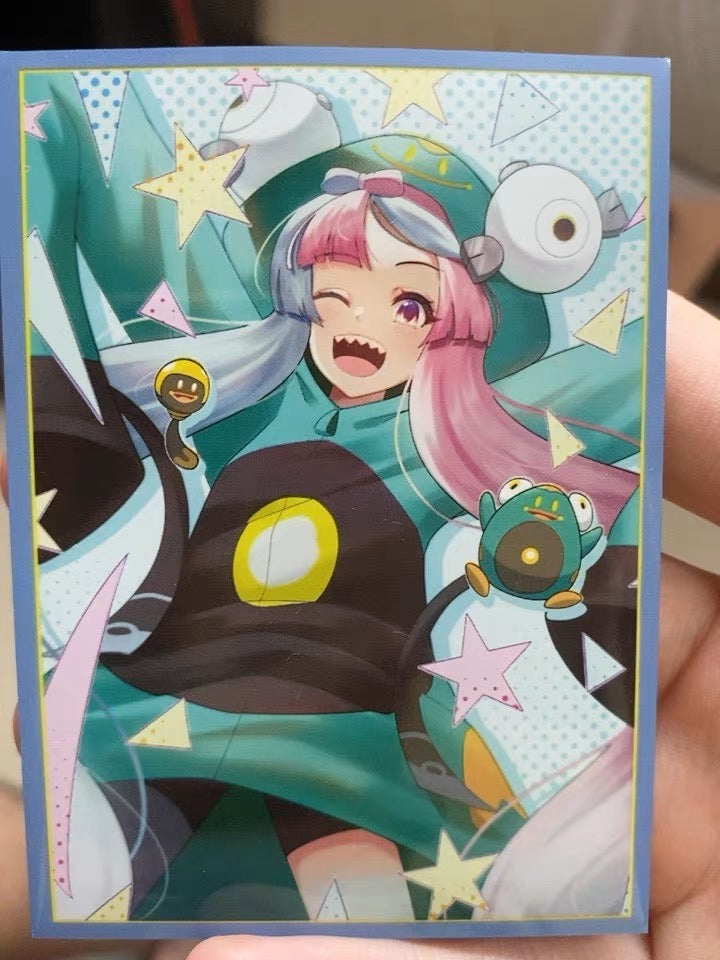 Gym Leader Iono Bellibolt Cosplay Pokemon Holographic Card Sleeves