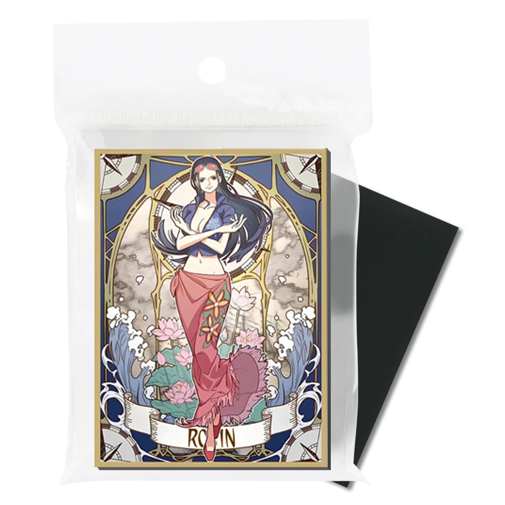 60PCS 67*92mm One Piece Card Sleeves Protector for MTG PTCG Trading Card Sleeves Anime Yamato/ Shanks /Nami OPCG Cards Sleeves