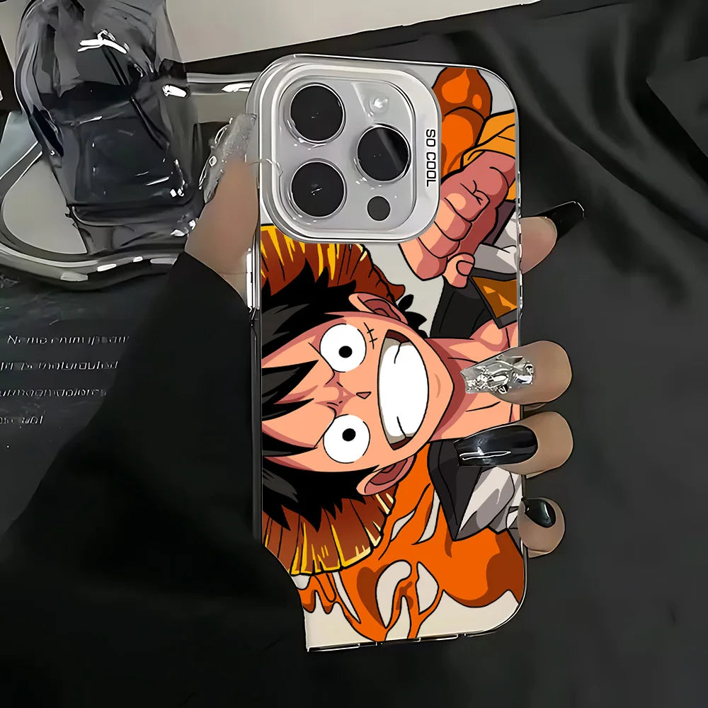 Anime One Piece Luffys Zoros Phone Case for IPhone 17 17e 16e 16 15 14 13 12 11 Pro Max Air Plus Anti Fall Matte Back Cover