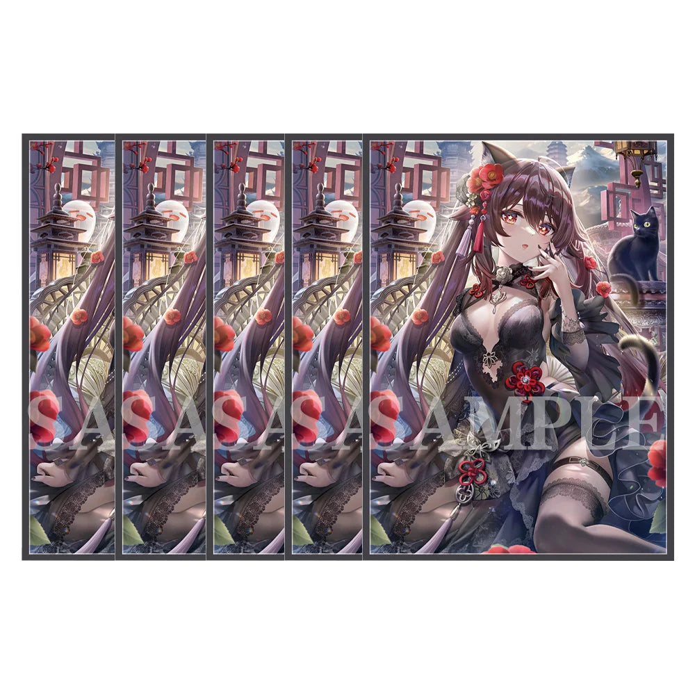 60PCS 67x92mm Limited Amount Art Anime Card Sleeves Board Game Trading Card Protector for MTG/PKM/PTCG Game Cards