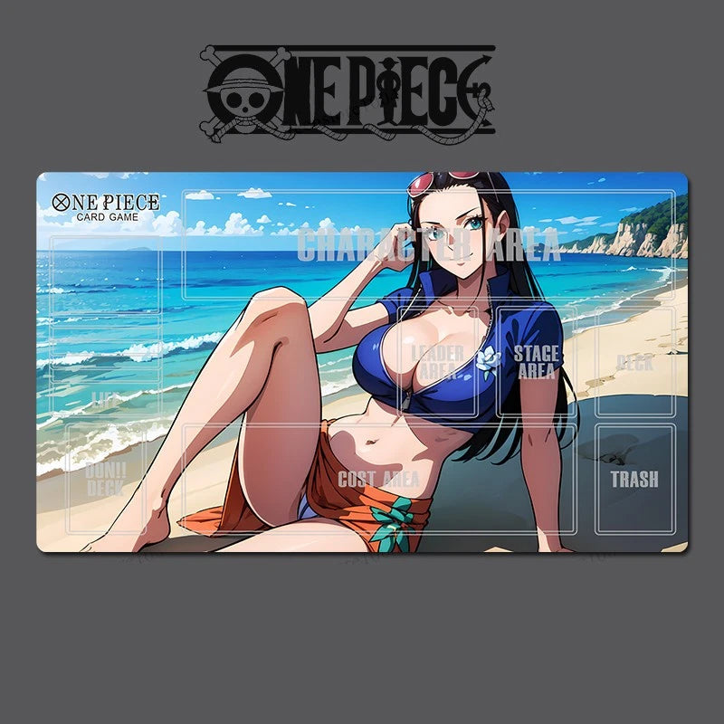 One Piece Nico Robin Table Duel Playmat OPCG TCG CCG Mouse Pad Trading Card Game Desk Mat