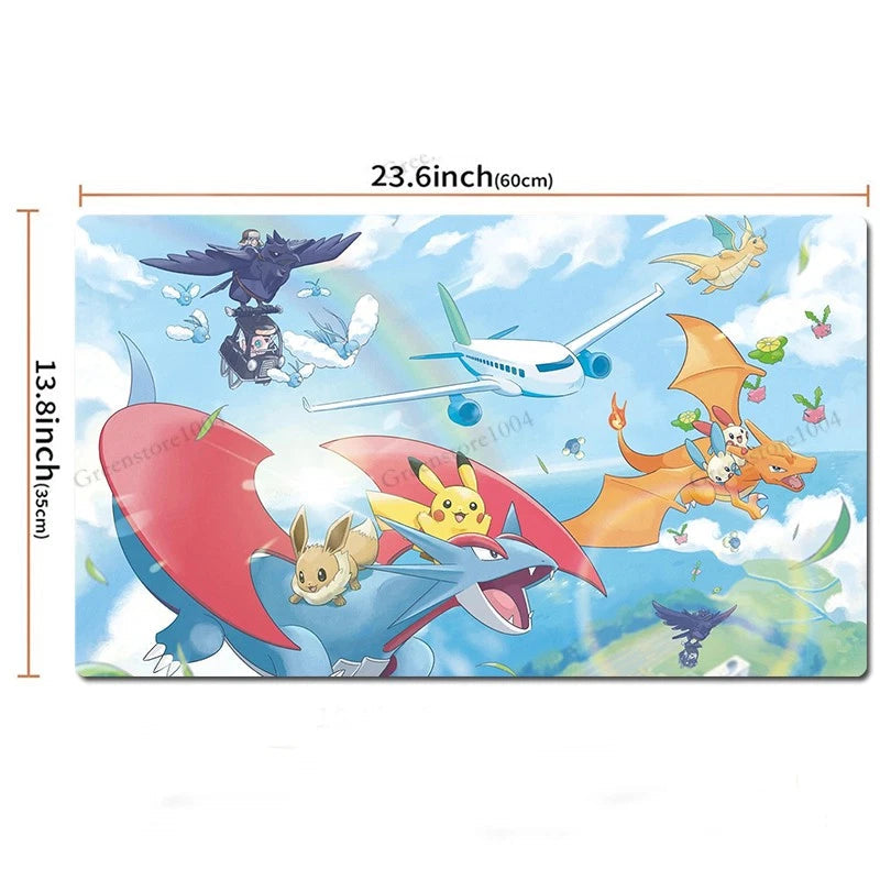 Sky of Hope Board Game Pokemon Table Playmat TCG CCG Mat Gaming Pad Mousepad