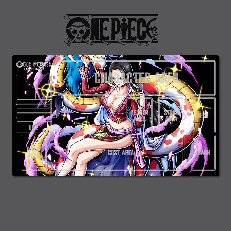 Character design sheet from One Piece with a stylized character and colorful elements.