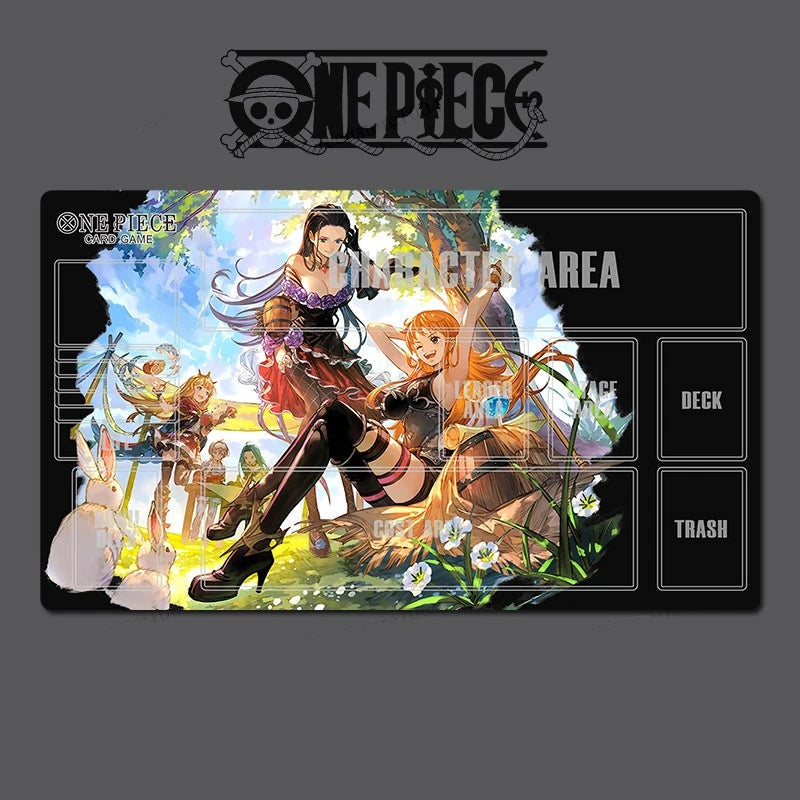 One Piece Nami Nico Robin O-P Table Playmat OPCG TCG CCG Gaming Pad Trading Card Game DeskMat Mousepad