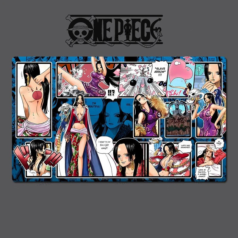 One Piece O-P OPCG TCG CCG Gaming Play Pad Boa Hancock Playmat Trading Card Game Mat