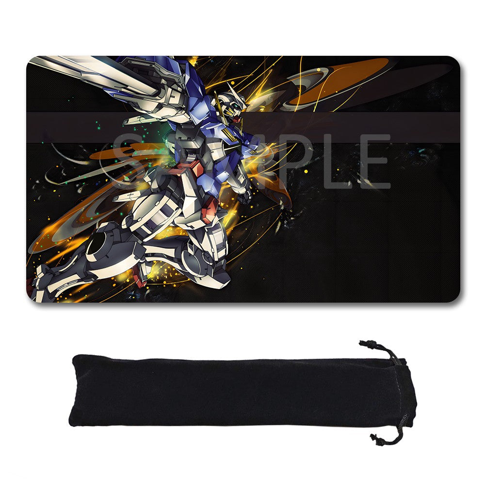 Gundam Playmat Suitable for GCG , includes Storage Bag, 24 x 14 inches (50788)