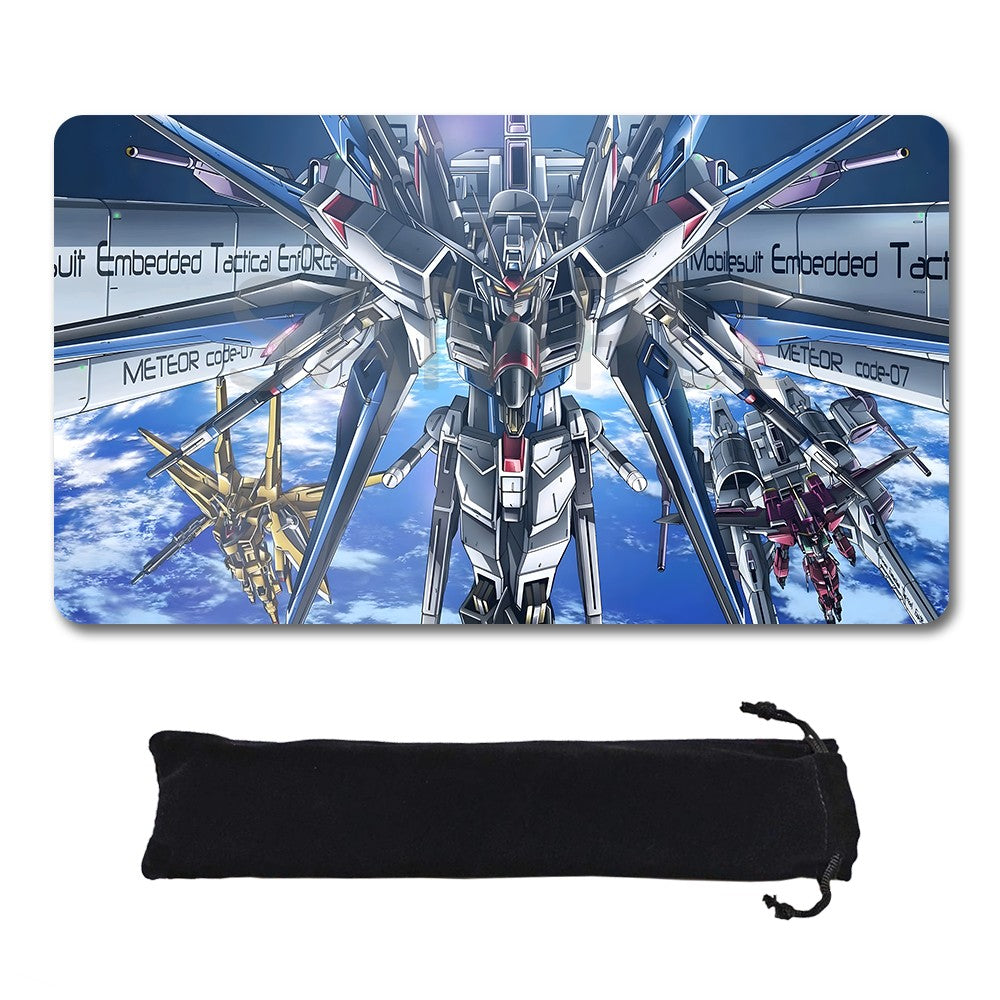 Gundam Playmat Suitable for GCG , includes Storage Bag, 24 x 14 inches (GD510140)