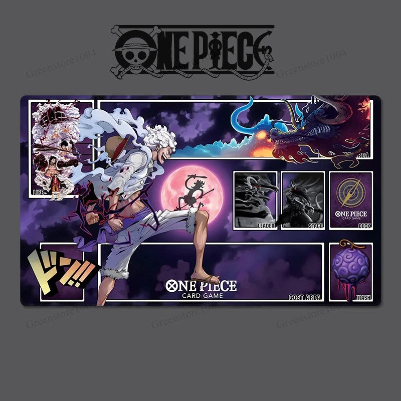 One Piece Monkey D. Luffy Duel Playmat CCG OPCG Gaming Mat Trading Card Game Mouse Pad Deskmat