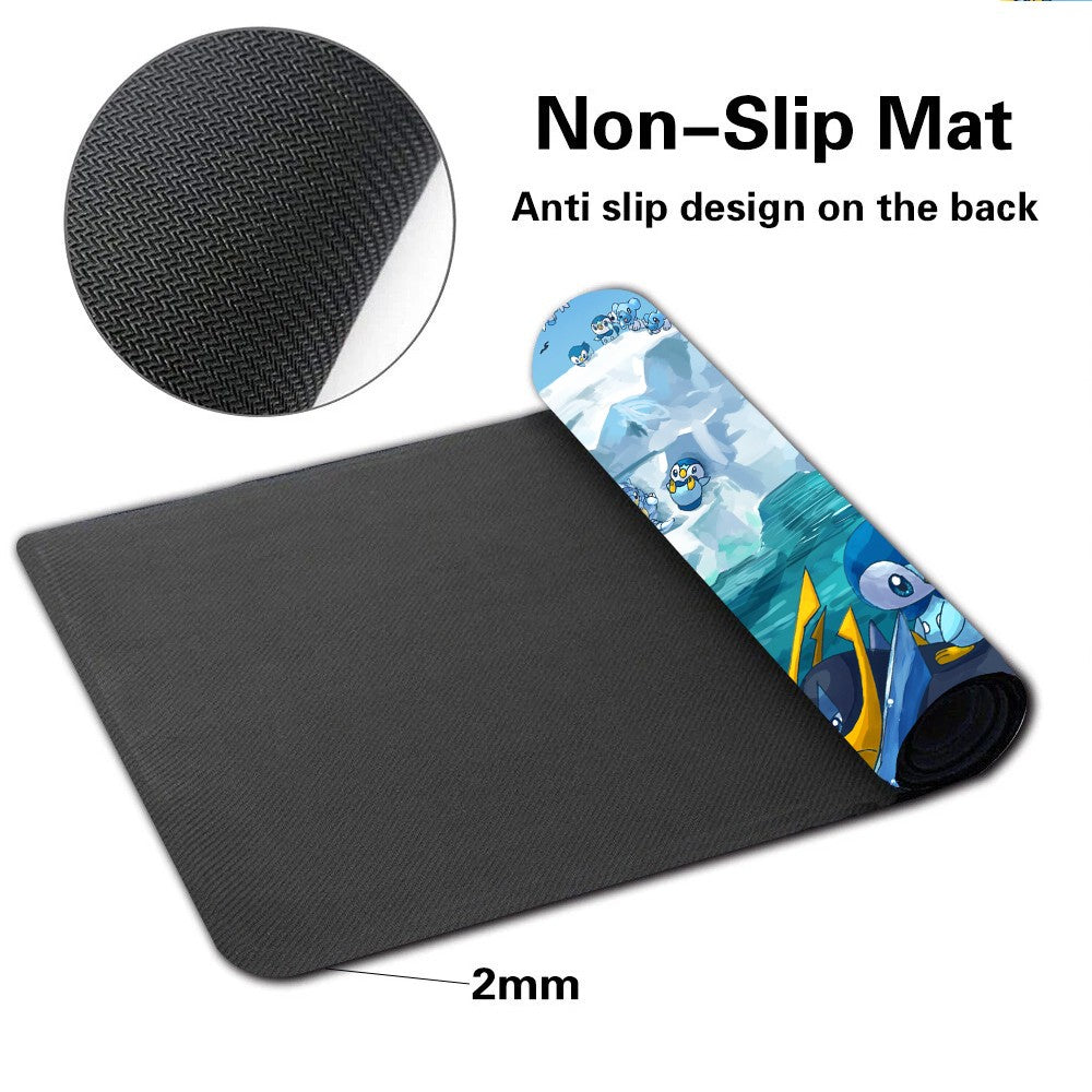 Piplup Board Game Pokemon Table Playmat TCG CCG Trading Card Game Mat Mousepad