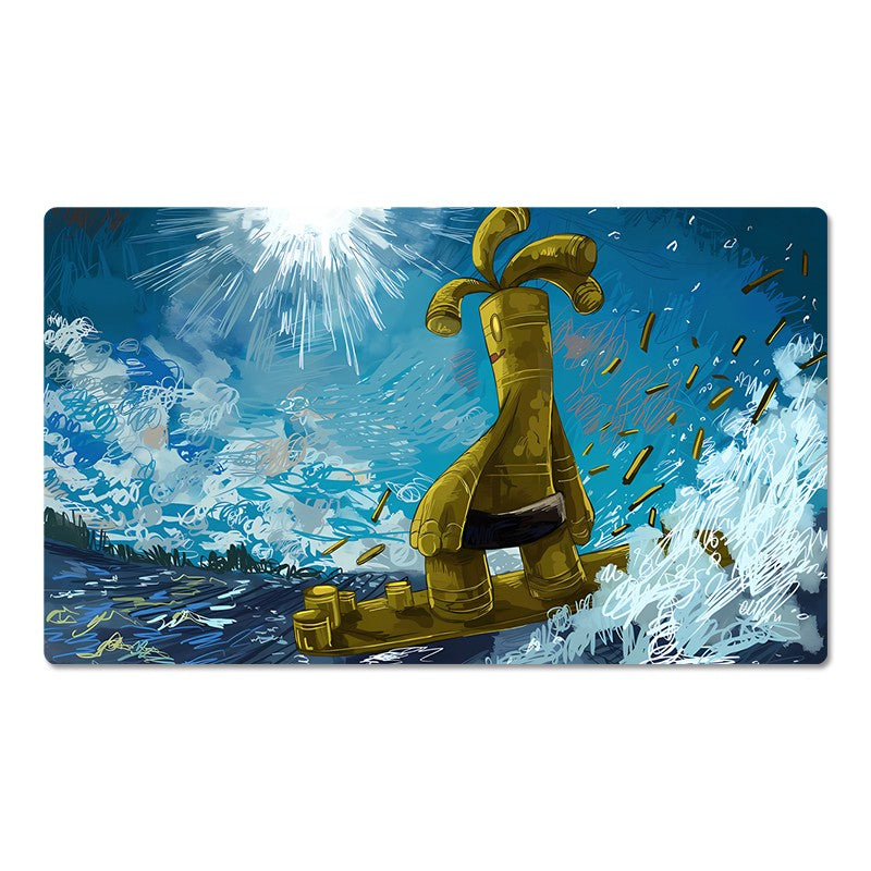 Gholdengo Board Game Pokemon Table Playmat TCG CCG Mat Gaming Play Pad Mousepad