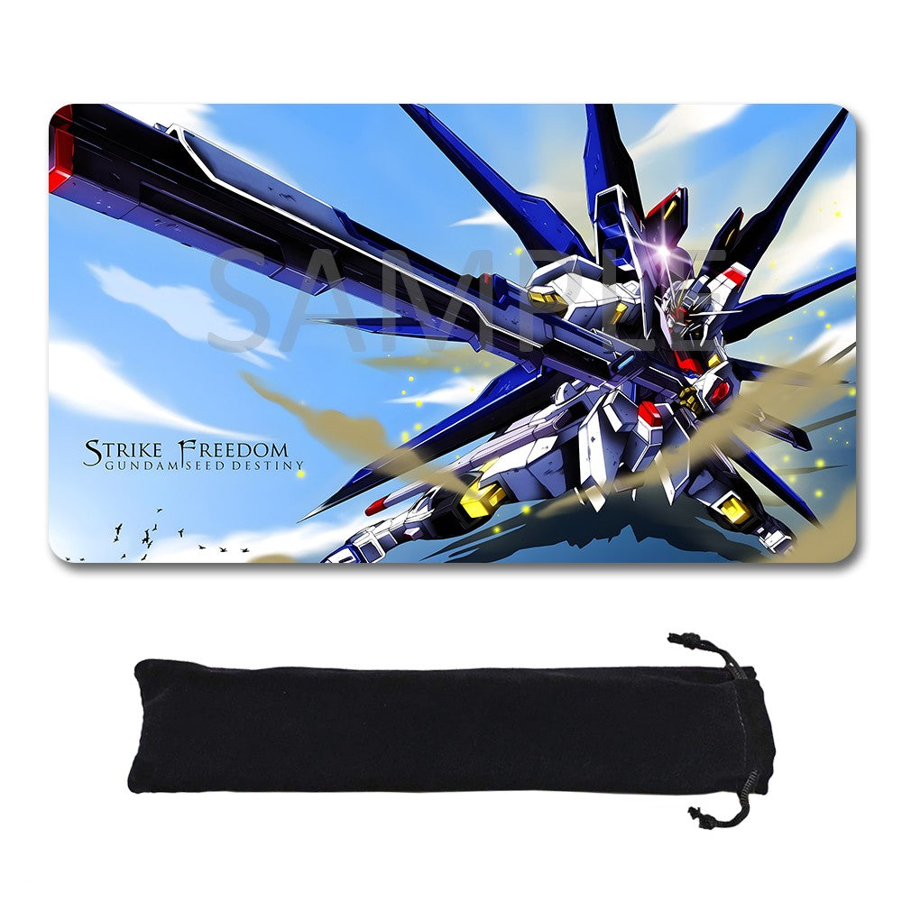 Gundam Playmat Suitable for GCG , includes Storage Bag, 24 x 14 inches (GD510145)