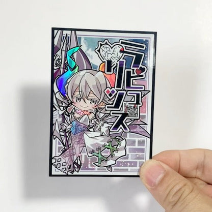 Labrynth of the Silver Castle Chibi Art Holographic Card Sleeves