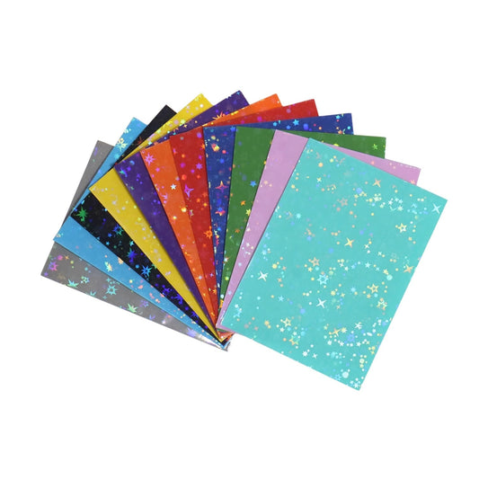 100 PCS Bling Bling Starz Holographic Standard Size Card Sleeves
