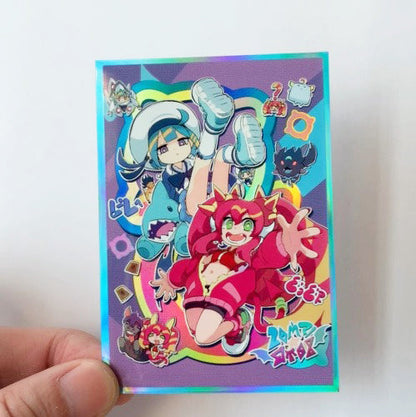 Live☆Twin Lil-la & Ki-sikil Holographic YGO Card Sleeves