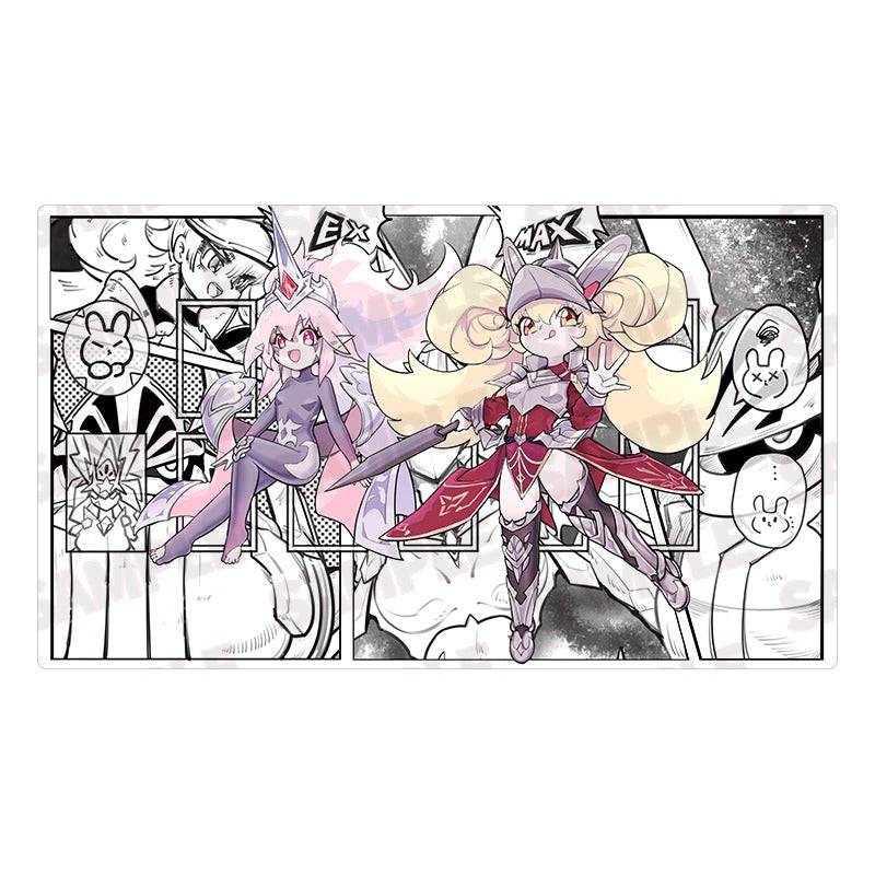 Centurion Trudea & Primera Manga! Premium Neoprene Yu-Gi-Oh Playmat