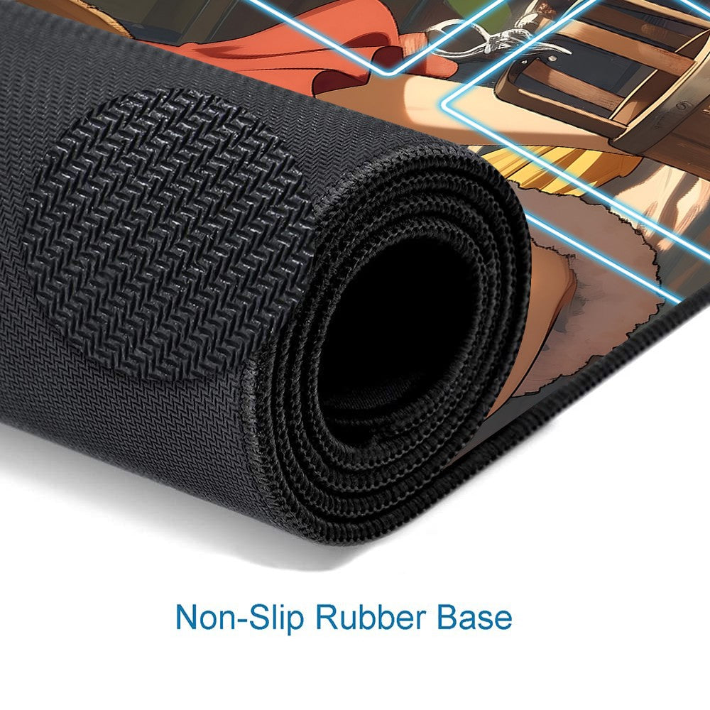 Monkey D. Luffy One Piece Playmat + Free Storage Bag Non-Slip Rubber 24x14 in +122HZWzone (57)