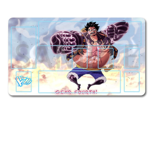 Character design with 'Gear Fourth!' text on a white background