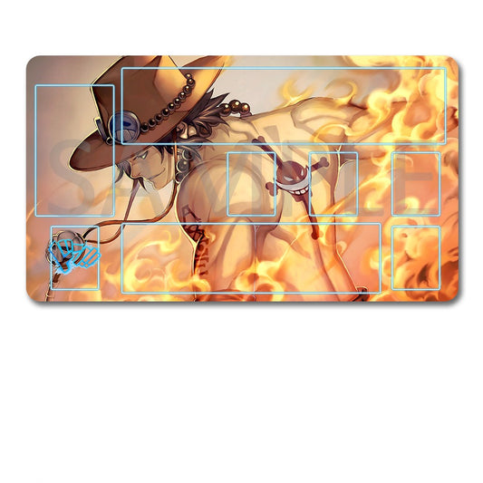 Mouse pad with cowboy design and black pouch on a white background