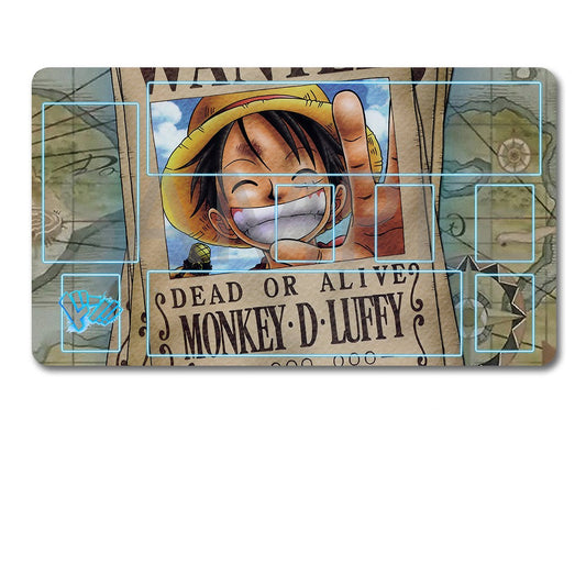 Cartoon character with a 'Dead or Alive' wanted poster and a black pouch on a white background