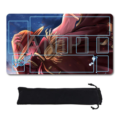 Monkey D. Luffy One Piece Playmat + Free Storage Bag Non-Slip Rubber 24x14 in +122HZWzone (96)