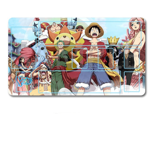Thousand Sunny One Piece Playmat Non-Slip Rubber 24x14 in +122HZWzone (25)