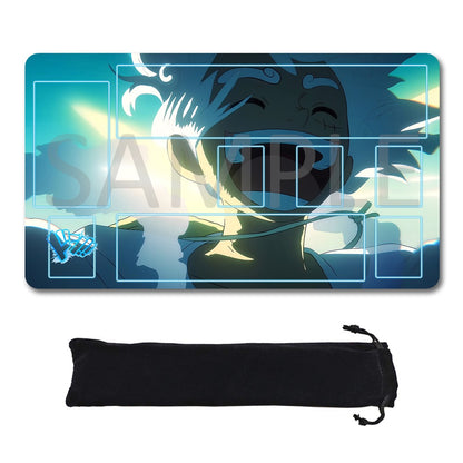 Monkey D. Luffy One Piece Playmat + Free Storage Bag Non-Slip Rubber 24x14 in +122HZWzone (83)