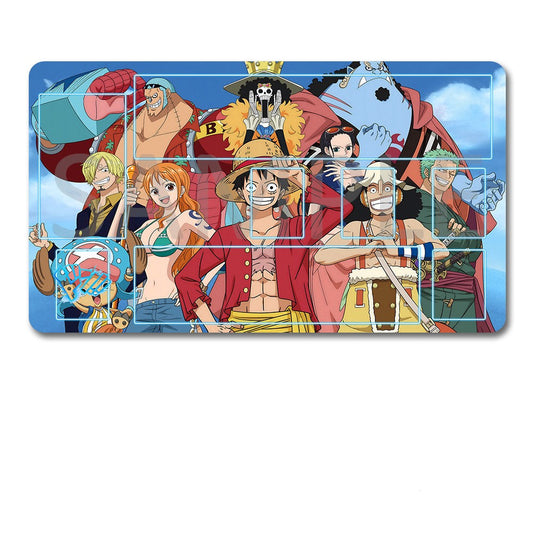 Anime character-themed laptop skin with a black pouch on a white background
