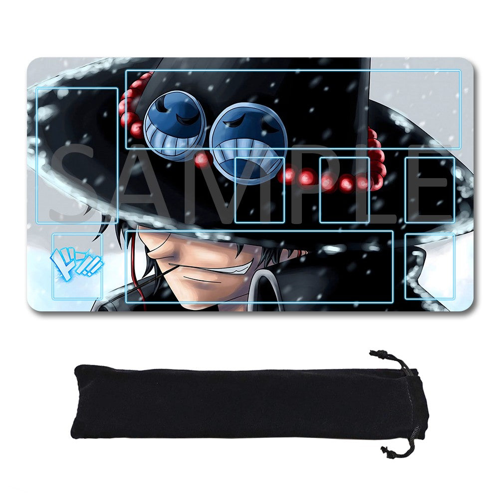 Monkey D. Luffy One Piece Playmat + Free Storage Bag Non-Slip Rubber 24x14 in +122HZWzone (17)