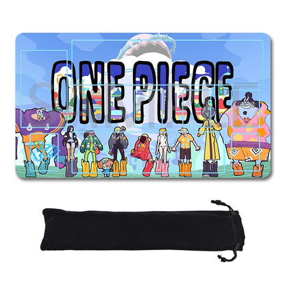 Straw Hat Pirates‌ One Piece Playmat + Free Storage Bag Non-Slip Rubber 24x14 in +122HZWzone (62)