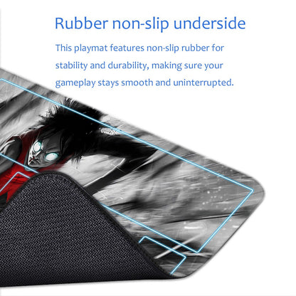 Monkey D. Luffy One Piece Playmat + Free Storage Bag Non-Slip Rubber 24x14 in +122HZWzone (73)