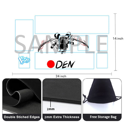 Roronoa Zoro One Piece Playmat + Free Storage Bag Non-Slip Rubber 24x14 in +122HZWzone (33)