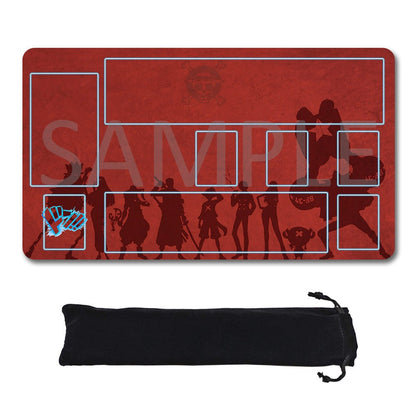 Straw Hat Pirates‌ One Piece Playmat + Free Storage Bag Non-Slip Rubber 24x14 in +122HZWzone (67)