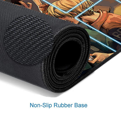 Straw Hat Pirates One Piece Playmat + Free Storage Bag Non-Slip Rubber 24x14 in +122HZWzone (5)