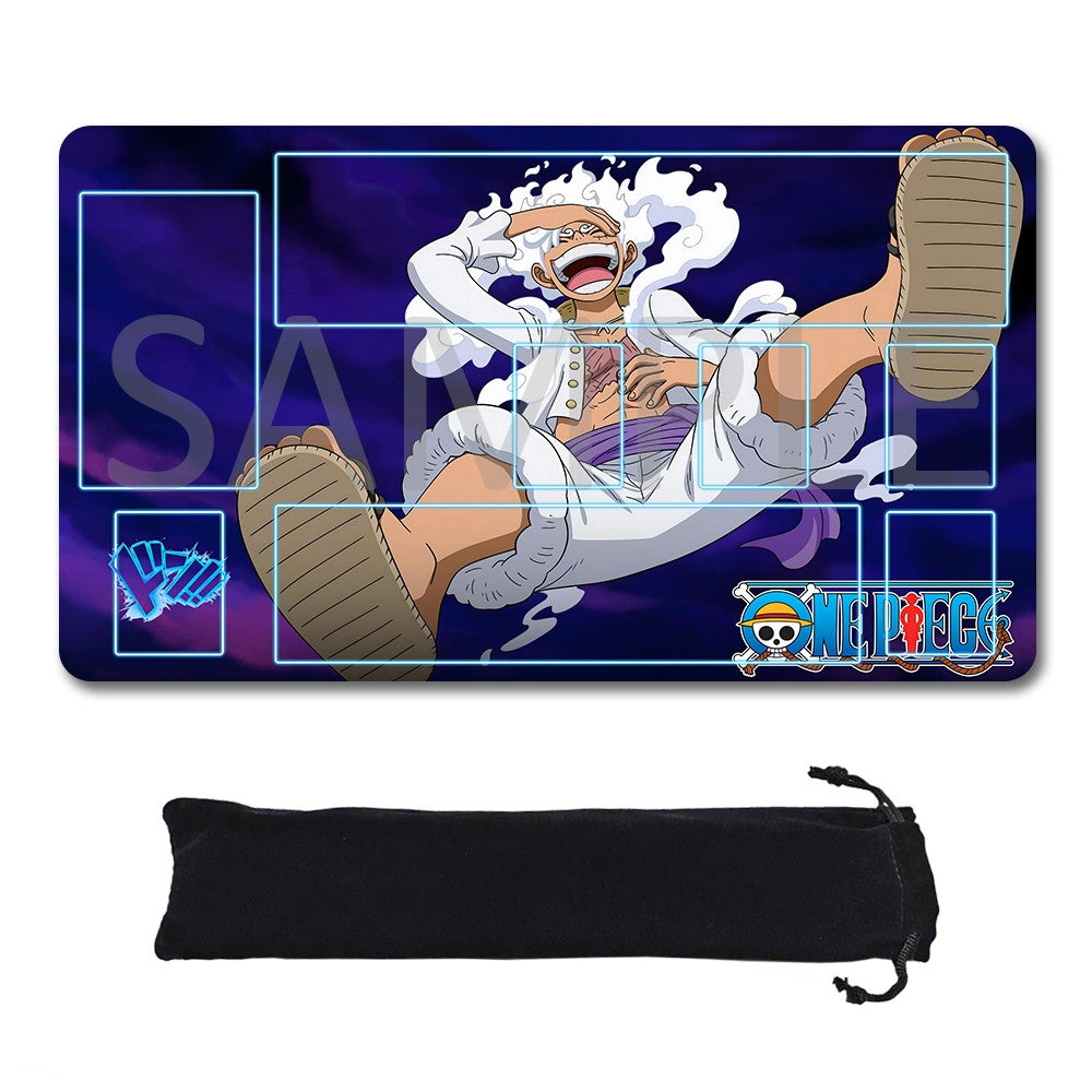 Monkey D. Luffy One Piece Playmat + Free Storage Bag Non-Slip Rubber 24x14 in +122HZWzone (15)