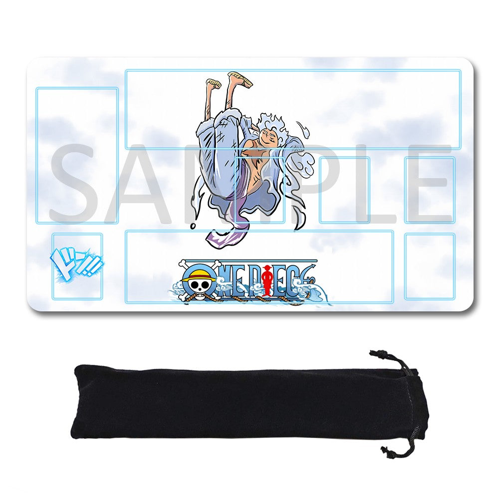 Monkey D. Luffy One Piece Playmat + Free Storage Bag Non-Slip Rubber 24x14 in +122HZWzone (26)