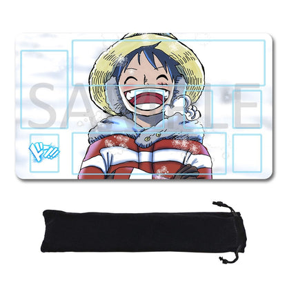 Monkey D. Luffy One Piece Playmat + Free Storage Bag Non-Slip Rubber 24x14 in +122HZWzone (51)
