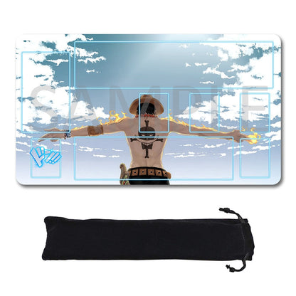 Monkey D. Luffy One Piece Playmat + Free Storage Bag Non-Slip Rubber 24x14 in +122HZWzone (77)