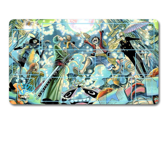 Straw Hat Pirates One Piece Playmat Non-Slip Rubber 24x14 in +122HZWzone (43)