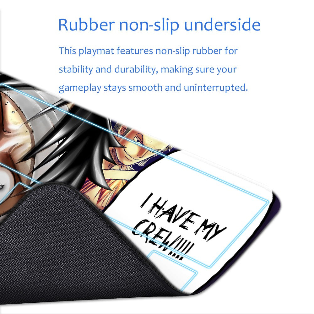Monkey D. Luffy One Piece Playmat + Free Storage Bag Non-Slip Rubber 24x14 in +122HZWzone (6)