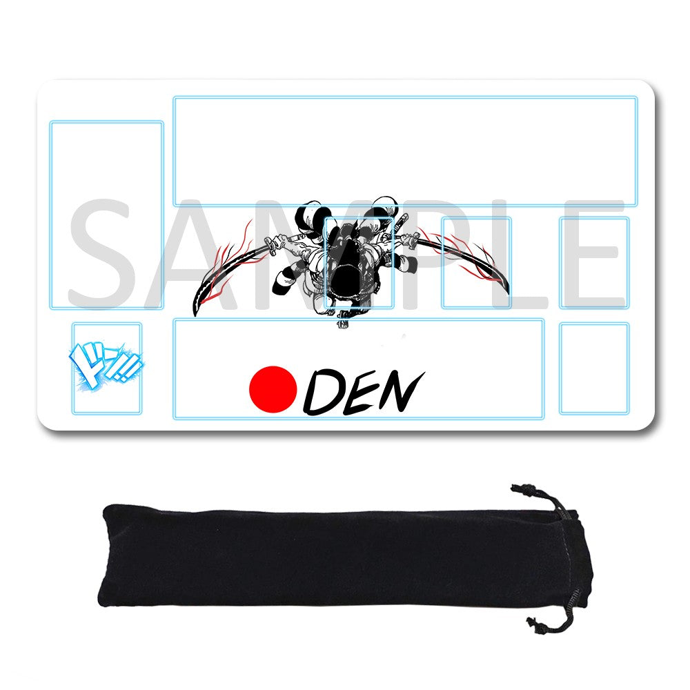 Roronoa Zoro One Piece Playmat + Free Storage Bag Non-Slip Rubber 24x14 in +122HZWzone (33)