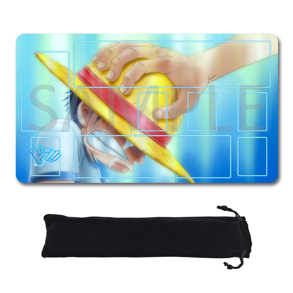 Monkey D. Luffy One Piece Playmat + Free Storage Bag Non-Slip Rubber 24x14 in +122HZWzone (10)