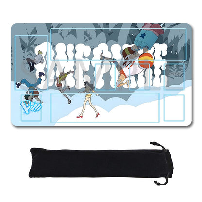 Straw Hat Pirates One Piece Playmat + Free Storage Bag Non-Slip Rubber 24x14 in +122HZWzone (48)