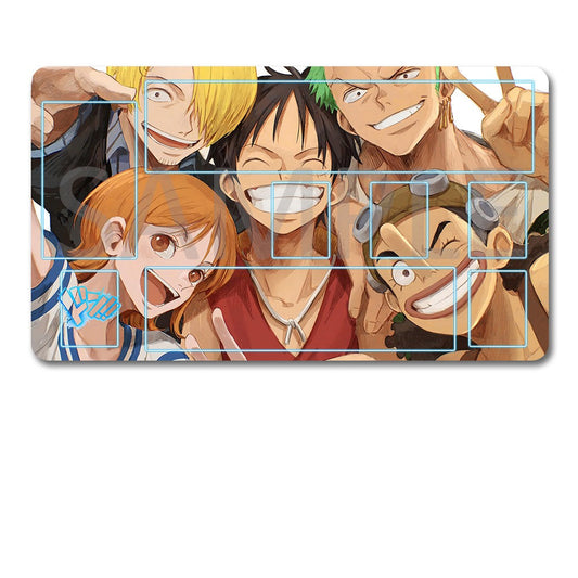 Laptop skin with anime character design and black pouch on a white background