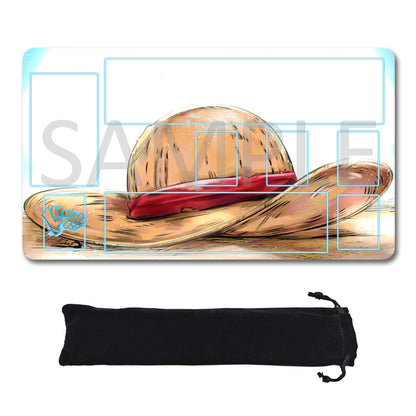 Monkey D. Luffy One Piece Playmat + Free Storage Bag Non-Slip Rubber 24x14 in +122HZWzone (41)