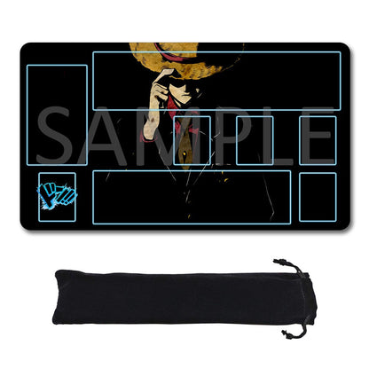 Monkey D. Luffy One Piece Playmat + Free Storage Bag Non-Slip Rubber 24x14 in +122HZWzone (34)