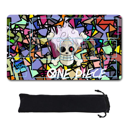 Monkey D. Luffy One Piece Playmat + Free Storage Bag Non-Slip Rubber 24x14 in +122HZWzone (54)