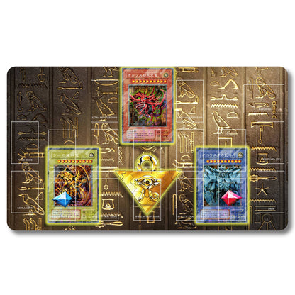 YUGIOH Peripheral - 369653- Yugioh Playmat Size 23.6X13.7in Play mats Compatible for TCG OCG CCG Trading Card Game