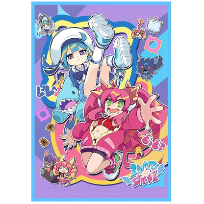 Live☆Twin Lil-la & Ki-sikil Holographic YGO Card Sleeves